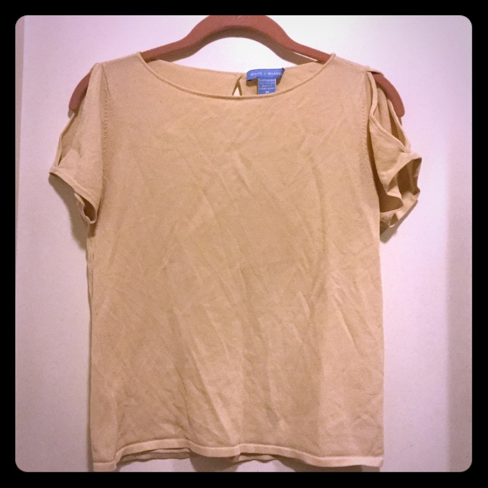 White+Warren Top Sz M